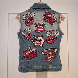 Stylish Denim VEST PHILLIP PLEIN